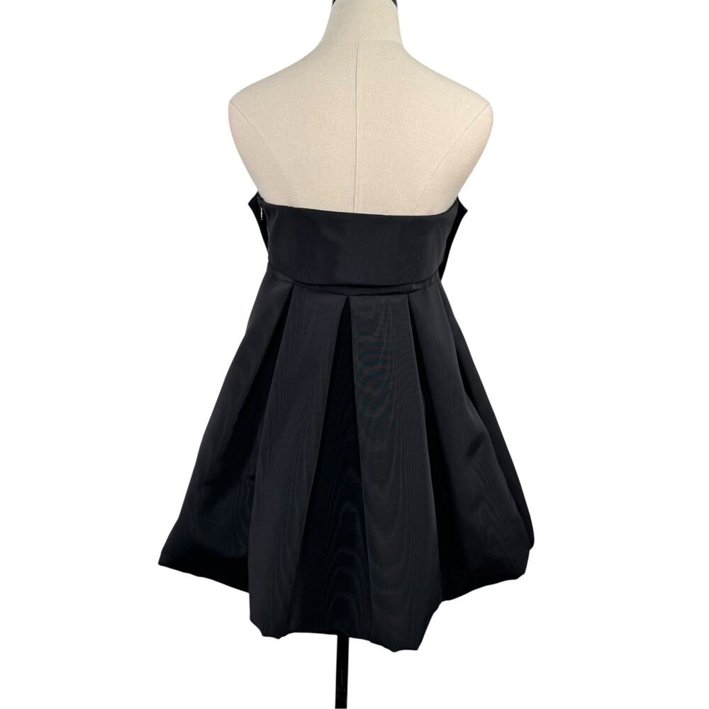 NWT LoveShackFancy Kerrigan Dress Black Mini Bow LBD Cocktail Whimsigoth Size 6 - Picture 7 of 16